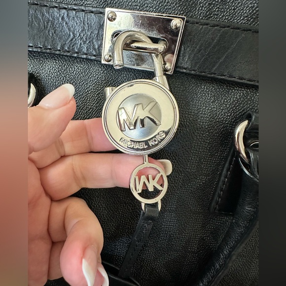 Michael Kors Black Leather Satchel - Picture 5 of 16